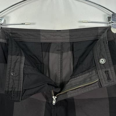 Lululemon Kahuna 2.0 Golf Shorts Mens Sz 32 Gray Black Plaid Athletic 10" Inseam - Thumbnail 5