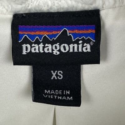 Patagonia Los Gatos Vest Womens XS White Full Zip High Pile Fleece Front Pockets - Thumbnail 7