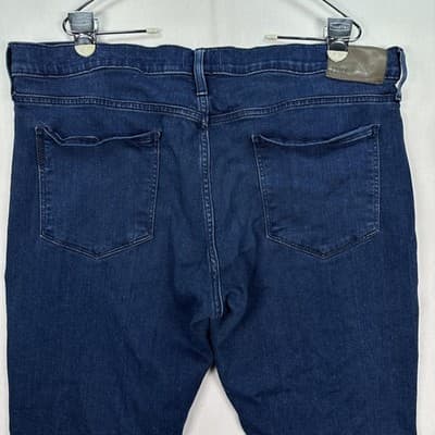 Paige Federal Jeans Mens 38 x 33 Blue Slim Straight Clarington Dark Wash - Thumbnail 8