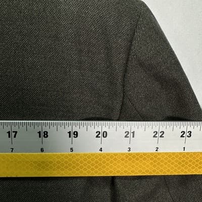 Pal Zileri Blazer Mens 46 R Gray Wool 3-Button Sport Coat Suit Jacket Made Italy - Thumbnail 7