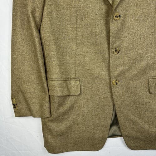 Pal Zileri Blazer Mens 44 R Wool Cashmere Blend Brown Sport Coat 3-Button Italy - Thumbnail 5