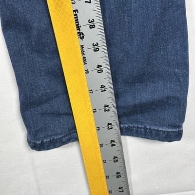 Paige Federal Jeans Mens 38 x 33 Blue Slim Straight Clarington Dark Wash - Thumbnail 9