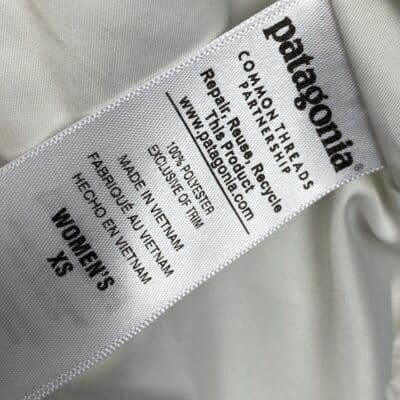Patagonia Los Gatos Vest Womens XS White Full Zip High Pile Fleece Front Pockets - Thumbnail 10
