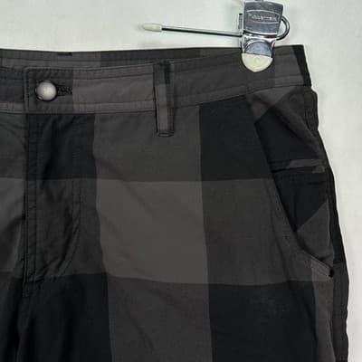 Lululemon Kahuna 2.0 Golf Shorts Mens Sz 32 Gray Black Plaid Athletic 10" Inseam - Thumbnail 3