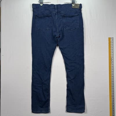 Paige Federal Jeans Mens 38 x 33 Blue Slim Straight Clarington Dark Wash - Thumbnail 2