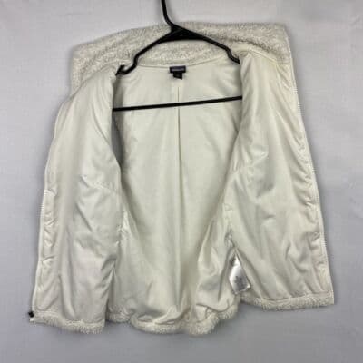 Patagonia Los Gatos Vest Womens XS White Full Zip High Pile Fleece Front Pockets - Thumbnail 8