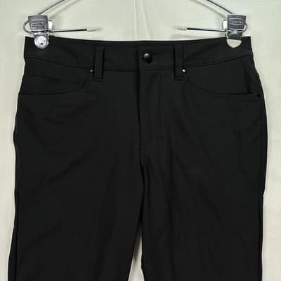 Lululemon ABC Slim Fit Pants Mens 28 x 29 Black Warpstreme Performance LM5704S - Thumbnail 4