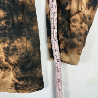 Aaliyah Long Sleeve T-Shirt Womens Medium Black Tie Dye Crewneck Graphic Tee - Thumbnail 9