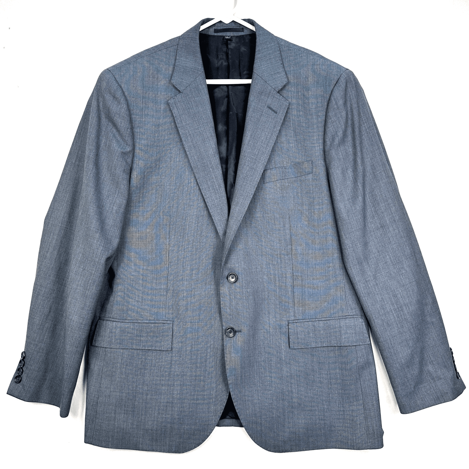 J Crew Ludlow Blazer Mens 44 R Sport Coat Blue Tollegno 1900 3D Wool Suit Jacket - Image 1