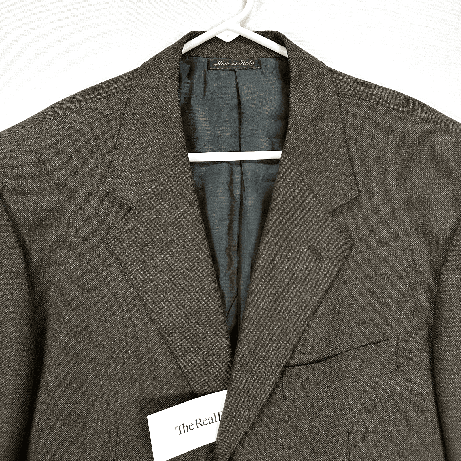 Pal Zileri Blazer Mens 46 R Gray Wool 3-Button Sport Coat Suit Jacket Made Italy - Thumbnail 2