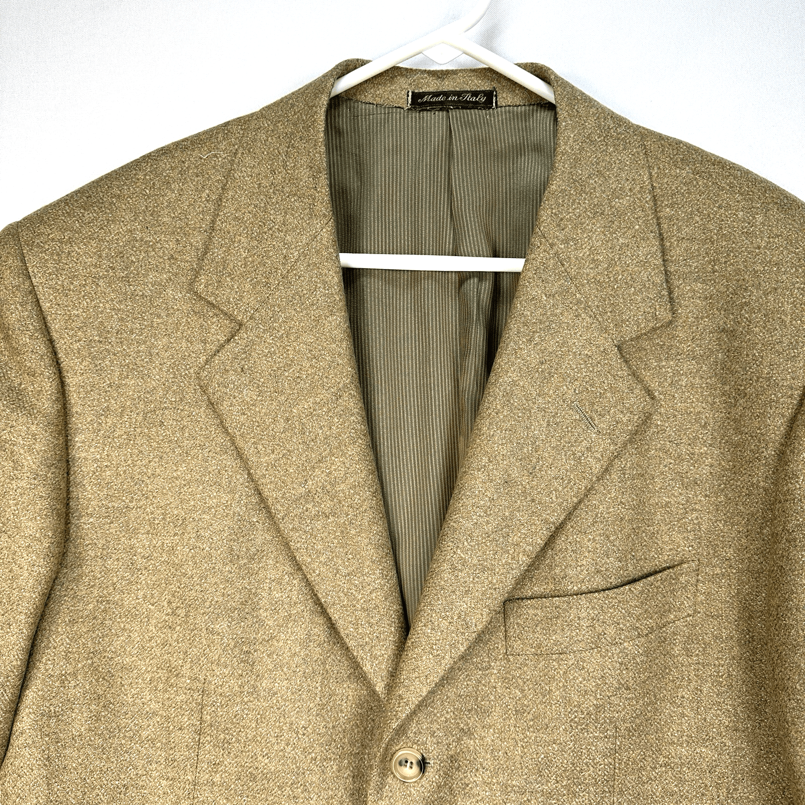 Pal Zileri Blazer Mens 44 R Wool Cashmere Blend Brown Sport Coat 3-Button Italy - Thumbnail 2