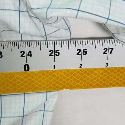 Mizzen Main Leeward Dress Shirt Mens 2XL White Tattersall Trim Long Sleeve NEW - Thumbnail 10