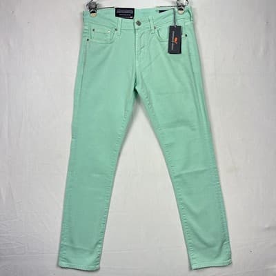 NEW Vineyard Vines Mens 30x32 Garment Dyed 5-Pocket Pants Caicos Green - Image 1