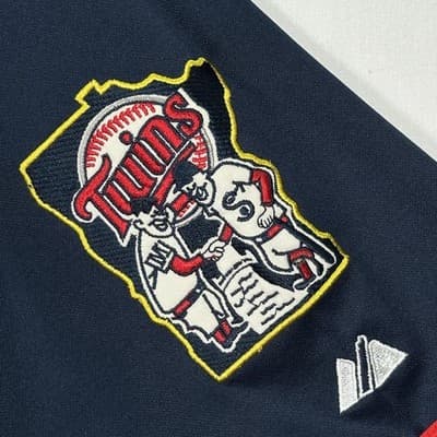 2010 Joe Mauer Jersey Minnesota Twins Mens 56 Navy MLB Baseball Patch Majestic - Thumbnail 4