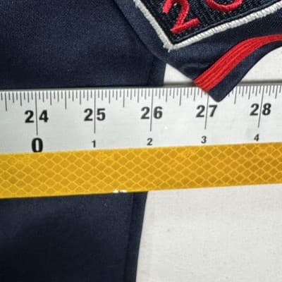 2010 Joe Mauer Jersey Minnesota Twins Mens 56 Navy MLB Baseball Patch Majestic - Thumbnail 10