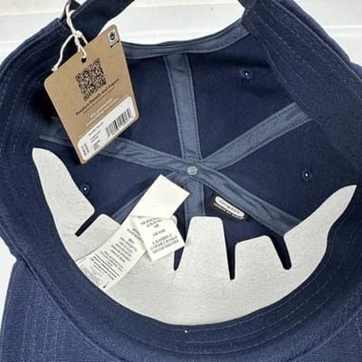 NEW Patagonia Hat Strap Back Classic Navy P-6 Label Trad Cap One Size Adjustable - Thumbnail 7