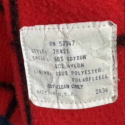 Vintage Penfield Parka Jacket Mens Large Blue Fleece Lined Zip Hooded USA 78421 - Thumbnail 6