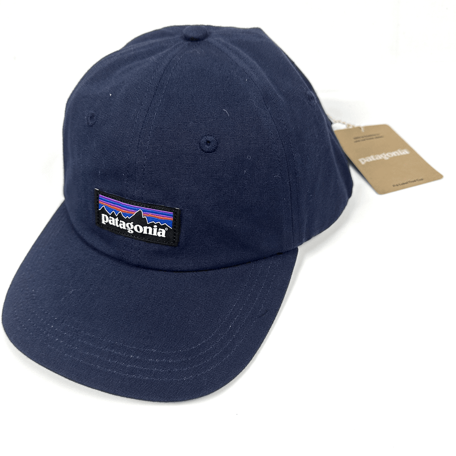 NEW Patagonia Hat Strap Back Classic Navy P-6 Label Trad Cap One Size Adjustable - Image 1
