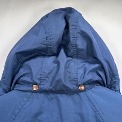 Vintage Penfield Parka Jacket Mens Large Blue Fleece Lined Zip Hooded USA 78421 - Thumbnail 7