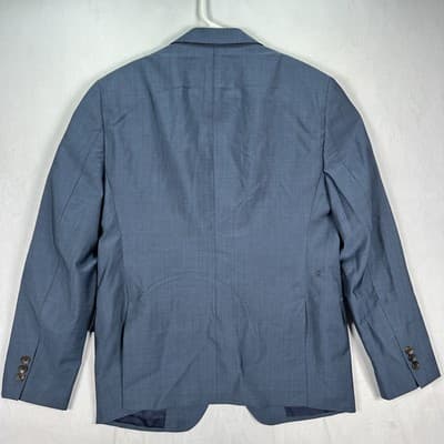 Bonobos Blazer 38 S Wool Mohair Blue Standard Vitale Barberis Canonico Italy - Thumbnail 3