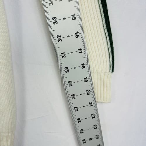 Iceberg Gilmar Wool Cardigan Sweater Womens Small Stripe Made Italy Vintage 90's - Thumbnail 11