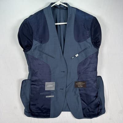 Bonobos Blazer 38 S Wool Mohair Blue Standard Vitale Barberis Canonico Italy - Thumbnail 9