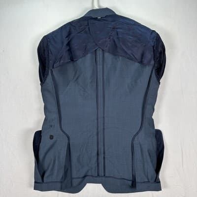 Bonobos Blazer 38 S Wool Mohair Blue Standard Vitale Barberis Canonico Italy - Thumbnail 14