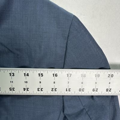 Bonobos Blazer 38 S Wool Mohair Blue Standard Vitale Barberis Canonico Italy - Thumbnail 7