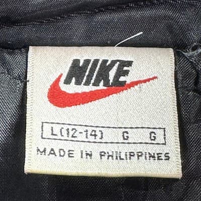 Nike ACG Jacket Womens Large Black Blue Hooded Full Zip Spell Out Vintage 90s - Thumbnail 5