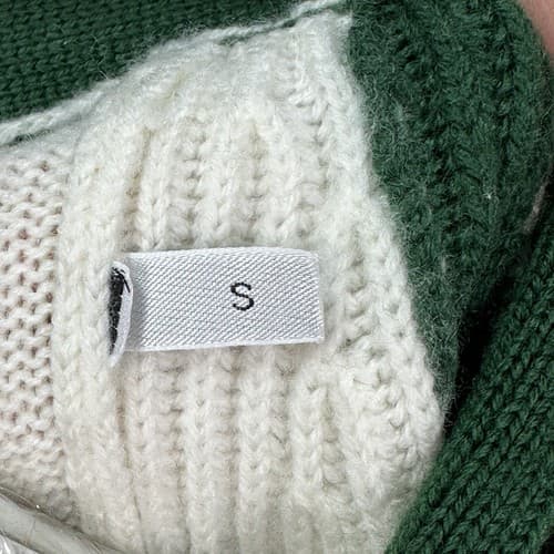 Iceberg Gilmar Wool Cardigan Sweater Womens Small Stripe Made Italy Vintage 90's - Thumbnail 7