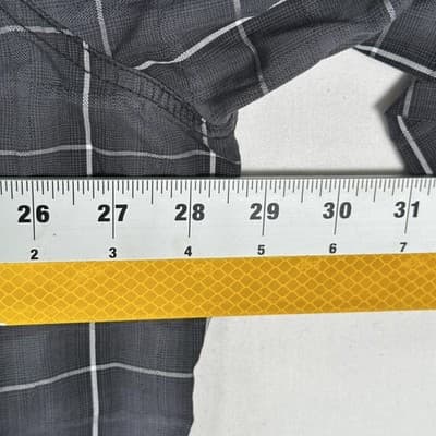 Harley Davidson Shirt Men 3XL Black Gray Plaid Button Up Long Sleeve Embroidered - Thumbnail 9