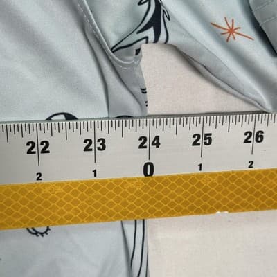 Swannies Golf Polo Shirt Mens 2XL Blue Brock Doodle Performance Short Sleeve EUC - Thumbnail 8