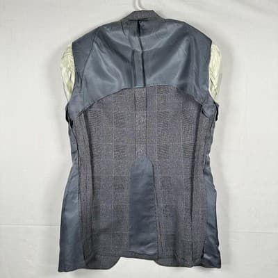 Southwick Paul Stuart Blazer Mens 40R Gray Glen Plaid Sport Coat Suit Jacket - Thumbnail 11