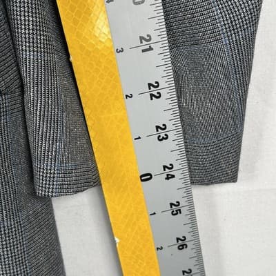 Southwick Paul Stuart Blazer Mens 40R Gray Glen Plaid Sport Coat Suit Jacket - Thumbnail 6