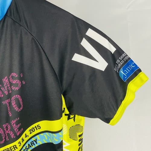 Primal 1/2 Zip Cycling Jersey Mens XL Bike The City MS 2015 Pac-Man Black - Thumbnail 6