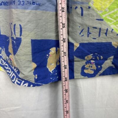 RipnDip Mens Medium Button Short Sleeve Shirt Dissidenten Print Neon Multicolor - Thumbnail 11