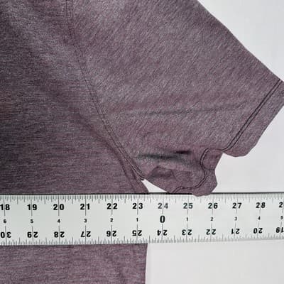 Lululemon Evolution Polo Shirt Mens XL Purple Short Sleeve Golf Lightweight EUC - Thumbnail 7