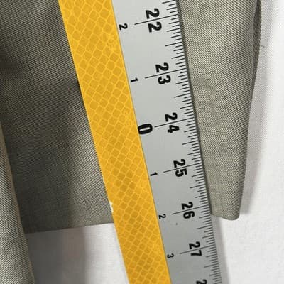 Canali Blazer Mens 46 R Beige Super 120s Wool Sport Coat Suit Jacket 3-Btn Italy - Thumbnail 5