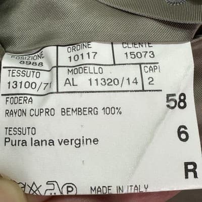 Canali Blazer Mens 46 R Beige Super 120s Wool Sport Coat Suit Jacket 3-Btn Italy - Thumbnail 11