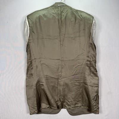 Canali Blazer Mens 46 R Beige Super 120s Wool Sport Coat Suit Jacket 3-Btn Italy - Thumbnail 12