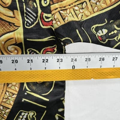 ZEN Shirt Mens Medium Multicolor Lion Aztec Bold Graphic Button Up Vintage 90s - Thumbnail 9