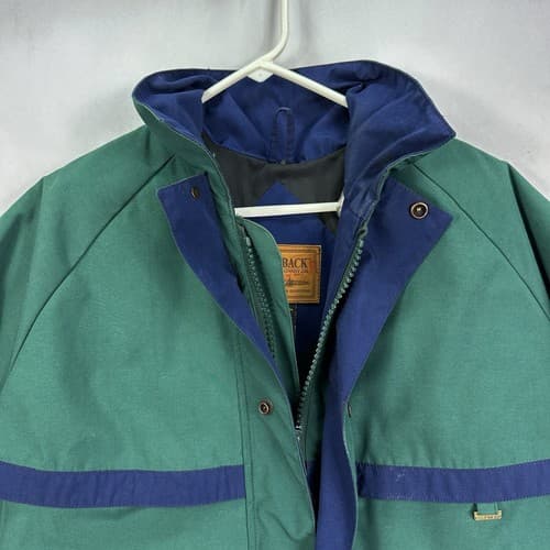 Outback Trading Company Duster Coat Mens M Gore-Tex Foggy Mountain Green Western - Thumbnail 5