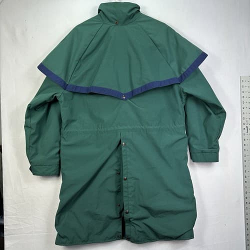 Outback Trading Company Duster Coat Mens M Gore-Tex Foggy Mountain Green Western - Thumbnail 2