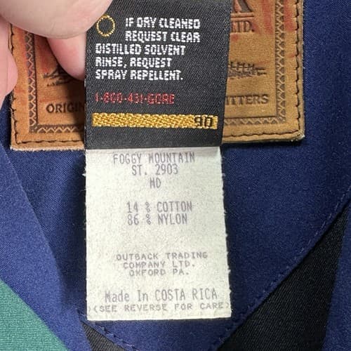 Outback Trading Company Duster Coat Mens M Gore-Tex Foggy Mountain Green Western - Thumbnail 7