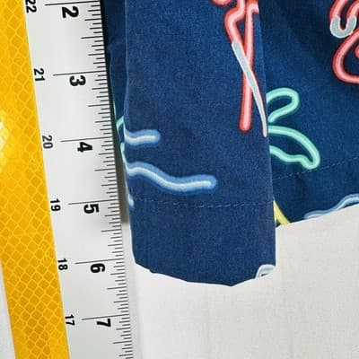 Chubbies Swim Trunks Men 2XL Neon Glades Flamingo Palm Tree Cocktail Shorts 5.5” - Thumbnail 5