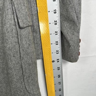 Vintage McGregor Blazer Mens 42 R Gray Sport Coat Patch Pockets Made USA - Thumbnail 5