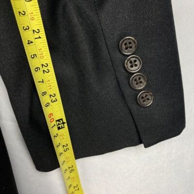 Vintage Polo Ralph Lauren Virgin Wool Sport Coat Blazer 46 L Gray 3-Button Italy - Thumbnail 12