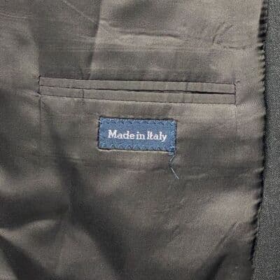 Vintage Polo Ralph Lauren Virgin Wool Sport Coat Blazer 46 L Gray 3-Button Italy - Thumbnail 15