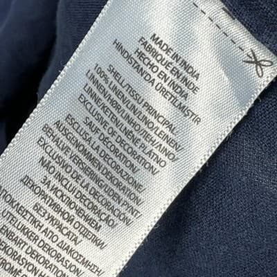 NEW Ralph Lauren Linen Shirt Mens 2XB Big Blue Short Sleeve Button Down Slim Fit - Thumbnail 7