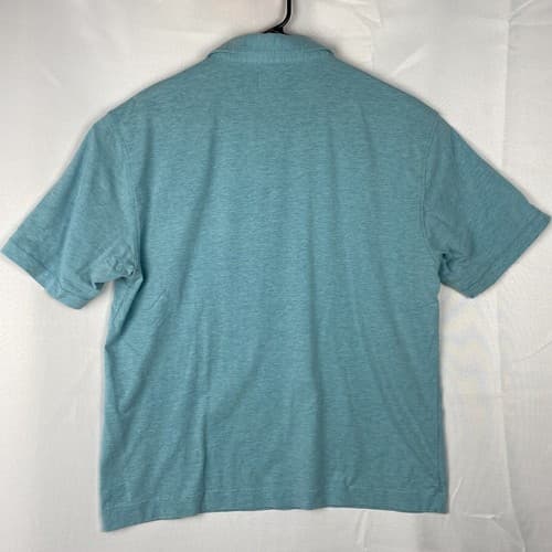 Linksoul Golf Polo Shirt Mens Size XL Short Sleeve Tempus Fugit Light Blue TPC - Thumbnail 3